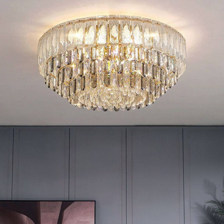 Crystal Ceiling Light - Round Classic Multi-Tier